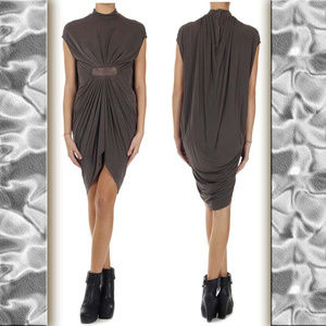 New Rick Owens Dark Shadow slinky dress 8-10/44